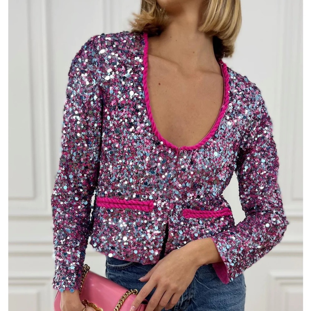 Vita grace pandora sequin jacket L